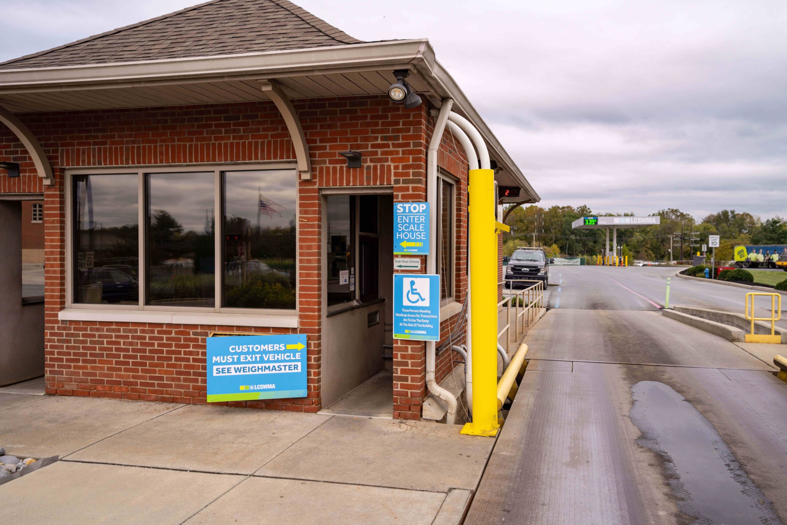scale house at LCSWMA's Transfer Station