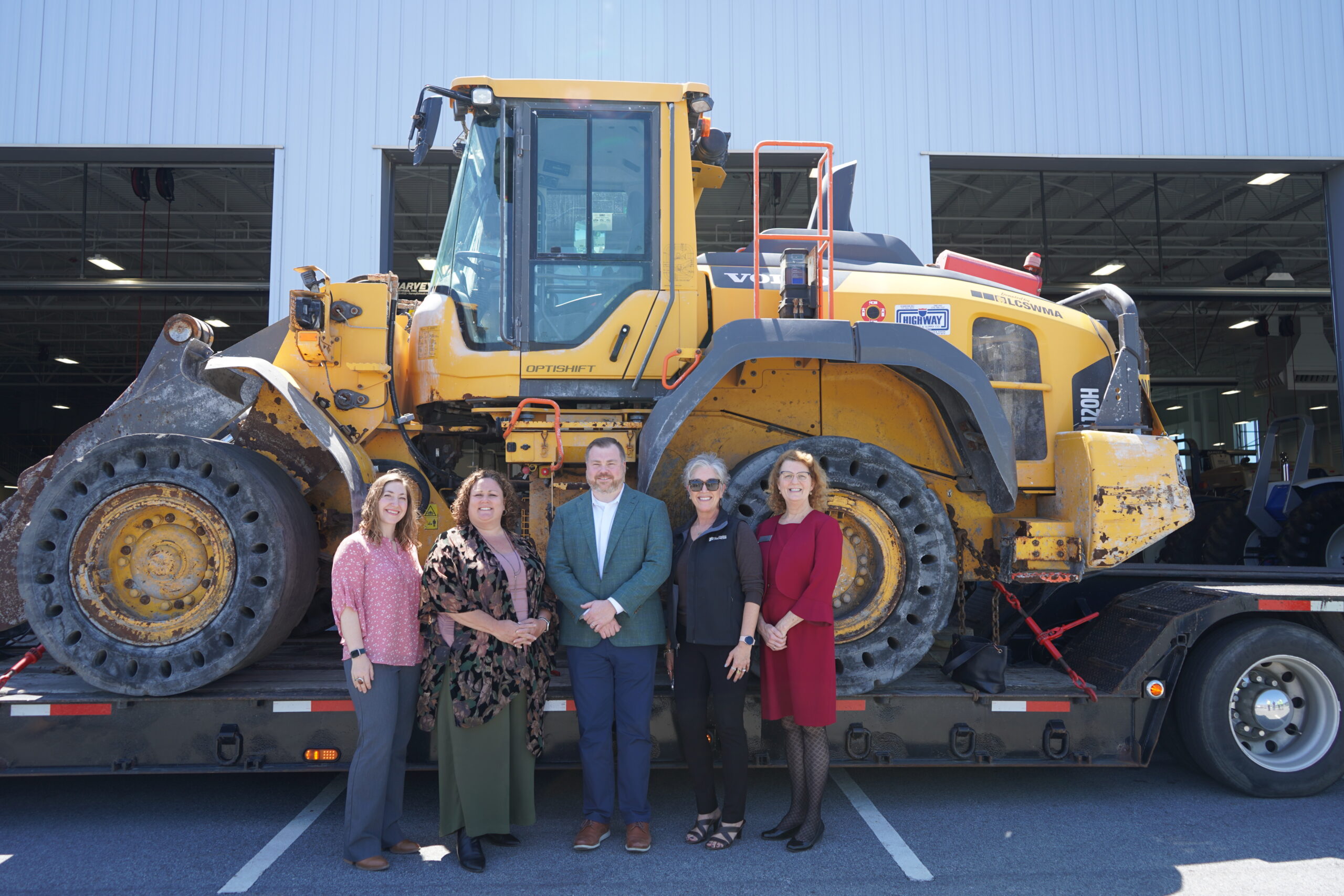 From Left to Right: Jenny Germann, Executive Director at Thaddeus Stevens Foundation, Pam Smith, Vice President of College Advancement at Thaddeus Stevens College of Technology, Dan Youngs, Executive Director at LCSWMA, Laurie Grove, Director of Career Services at Thaddeus Stevens College of Technology, Mary Shaffer, Chief Development Officer at Thaddeus Stevens College of Technology